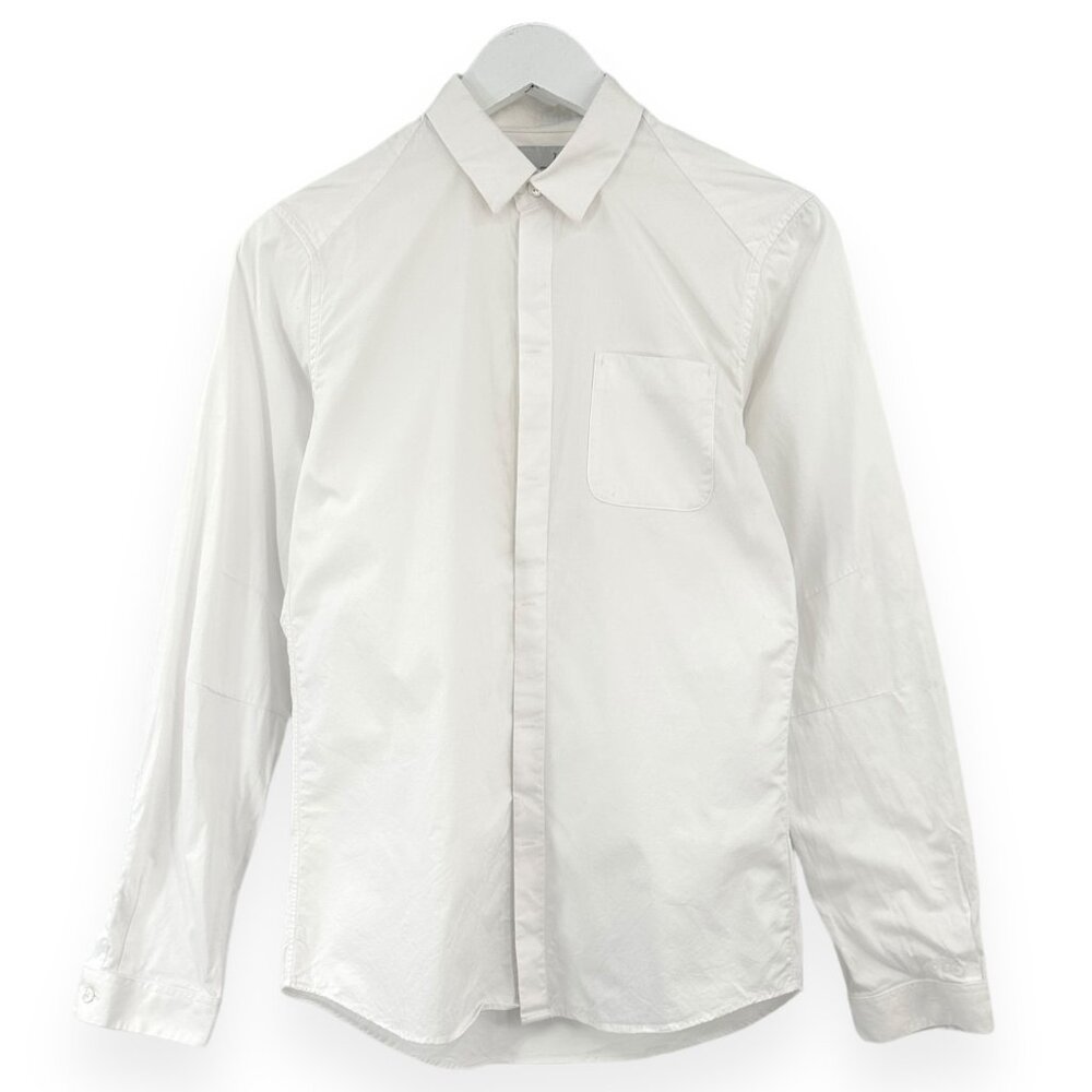 RARE UNDERCOVER x UNIQLO UU White Cotton Button Up Shirt sz XS